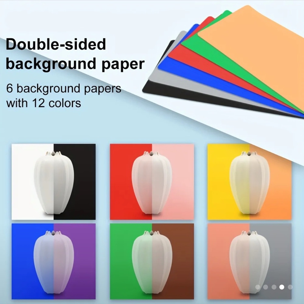 Photo Studio Light Box 9.8 inch with 12 Colors Backdrops - Picture 6 of 9